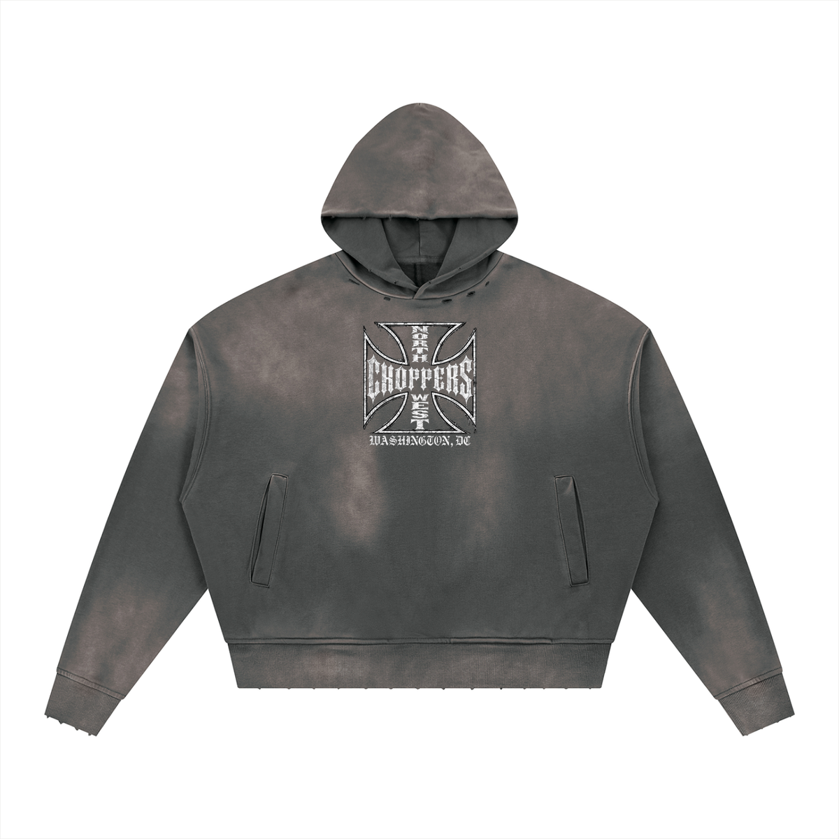 NW Sunfade Distressed Boxy Hoodie