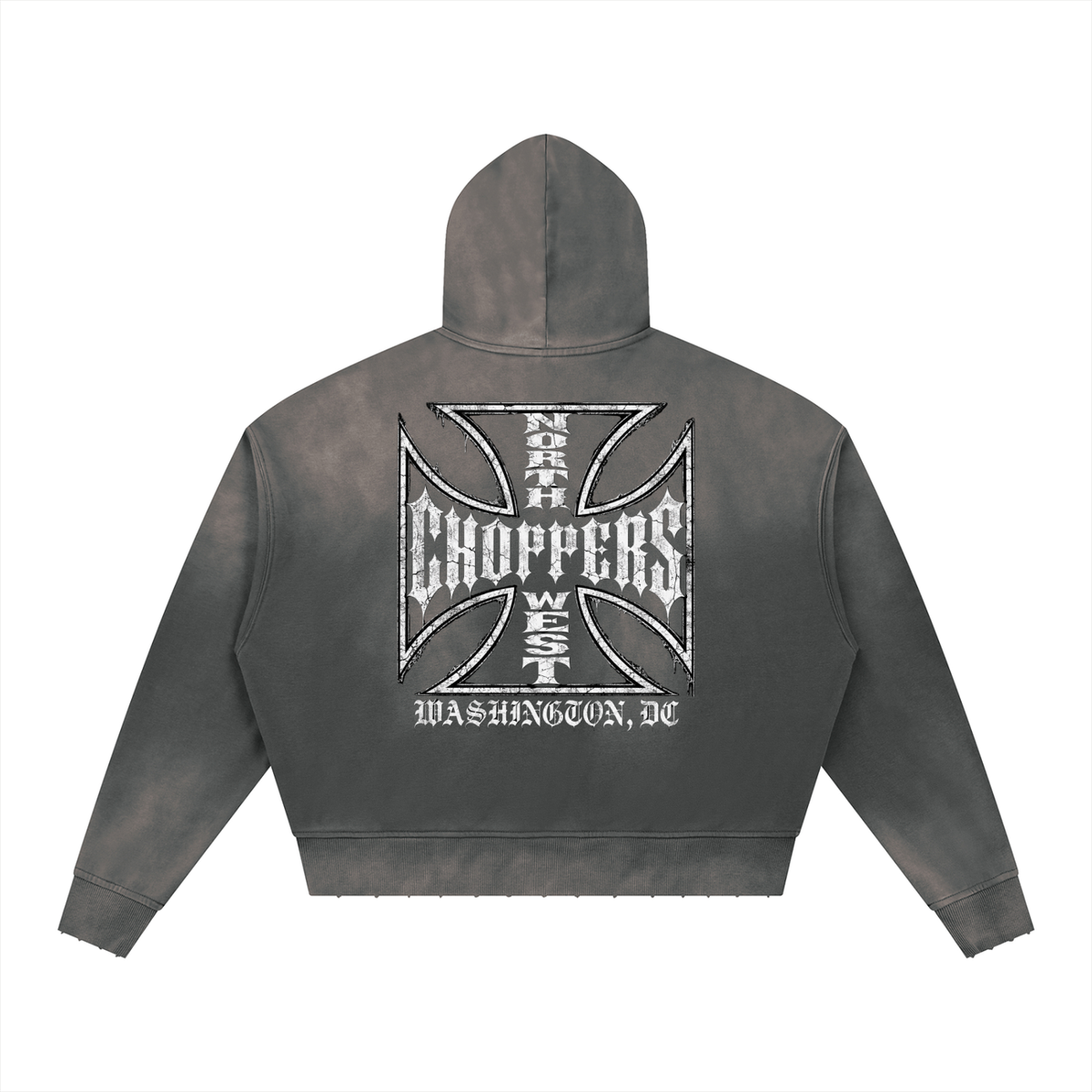 NW Sunfade Distressed Boxy Hoodie