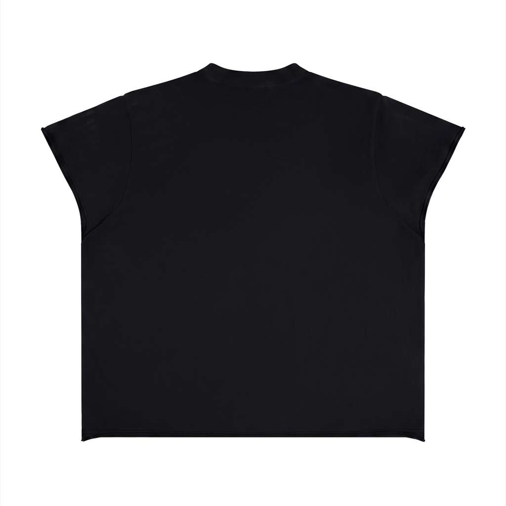 Outside Boxy Raw Edge T-Shirt