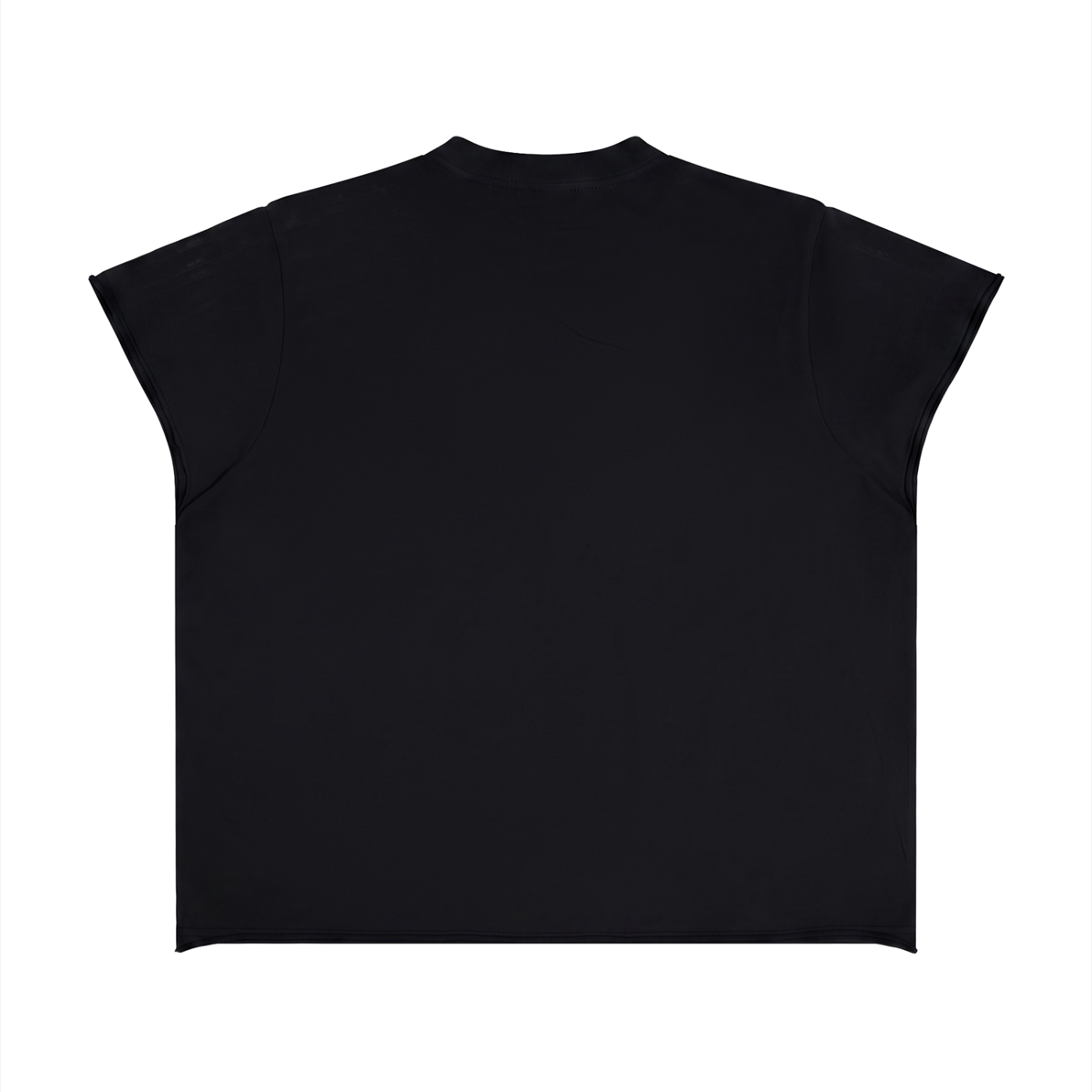 Outside Boxy Raw Edge T-Shirt