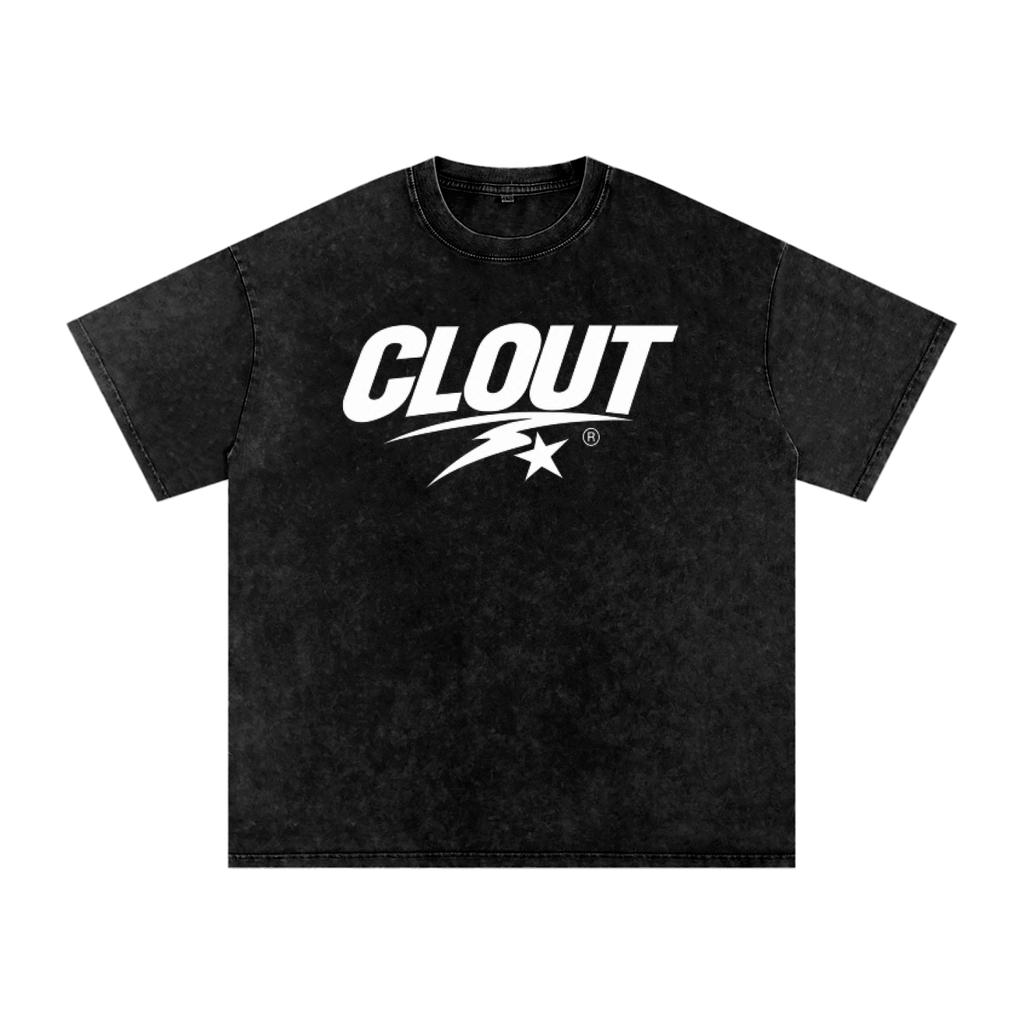 Essential Snow Washed Oversized Cotton T-Shirt